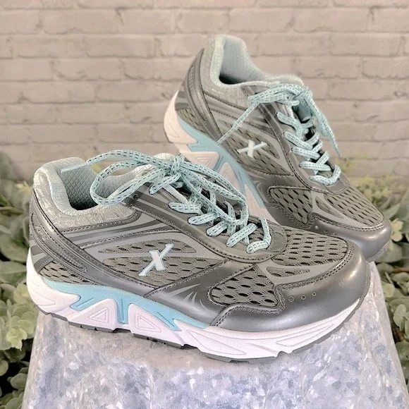 Xelero Genesis XPS Gray/Mint Swiss Technology Performance Athletics WMS 7.5M✨NEW - Picture 1 of 16